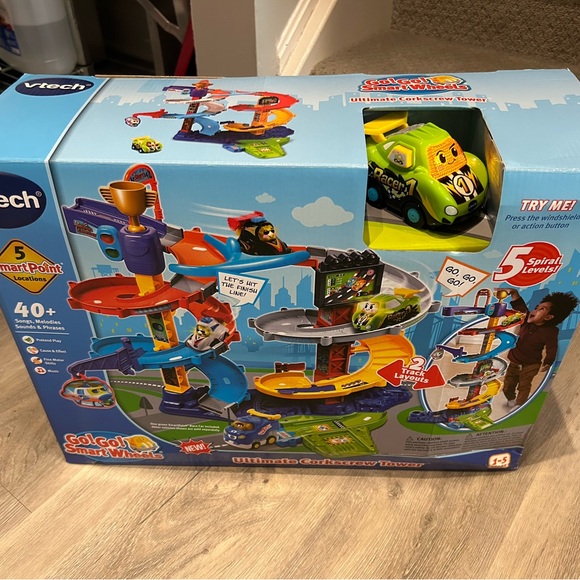 (New) Vtech Go! Go! Smart Wheels Ultimate Corkscrew Tower - Picture 3 of 5
